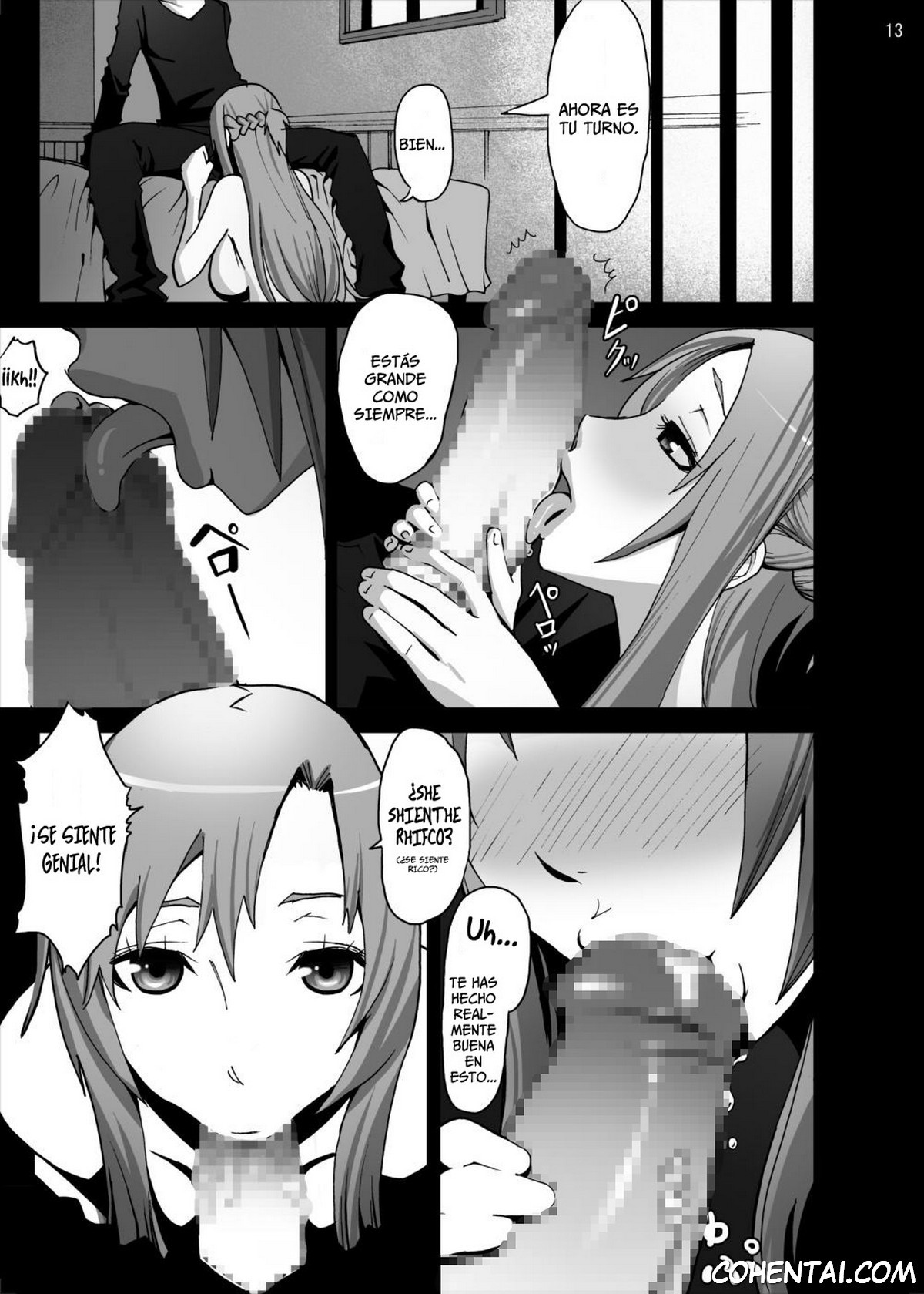 Asuna o Bakunyuni Shite Mita (Sword Art Online) xxx comics manga porno doujin hentai español sexo 