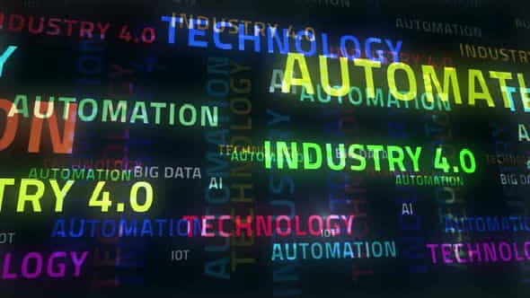 Industry 4.0 technology and automation - VideoHive 32816965