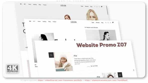 Website Promo Z07 - VideoHive 32159903