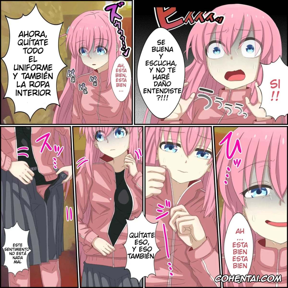 Bocchi the Rock! porno, Hitori Gotou porno, Anime Chara to Seckle Dekiru Appli »Bocchi-chan shokan Hen» (Bocchi the Rock!), pagina 5