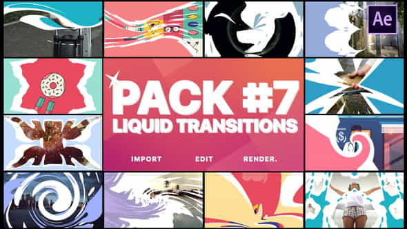 Liquid Transitions Pack 07 | - VideoHive 23690637