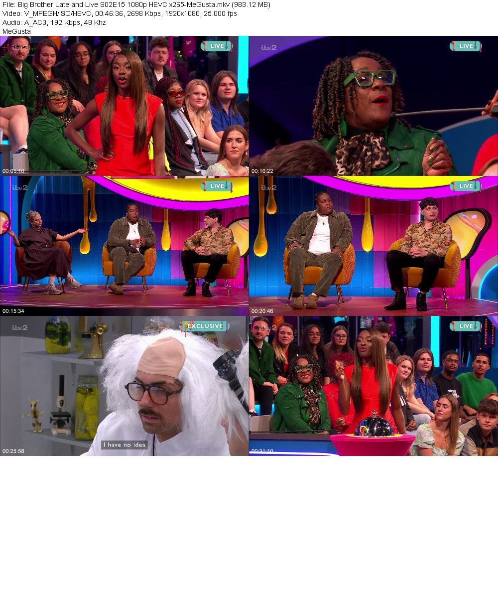 Big Brother Late and Live S02E15 1080p HEVC x265-MeGusta