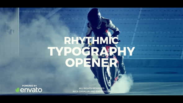 Rhythm Typography - VideoHive 20381200