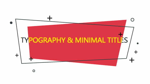 TypographyMinimal Titles - VideoHive 20034223