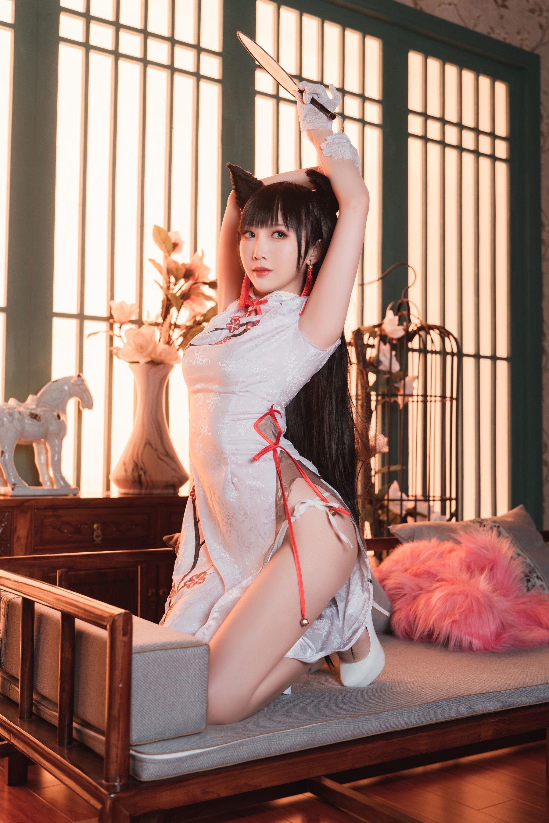 [网红COSER] Coser面饼仙儿 – 旗袍爱宕 写真集(25)