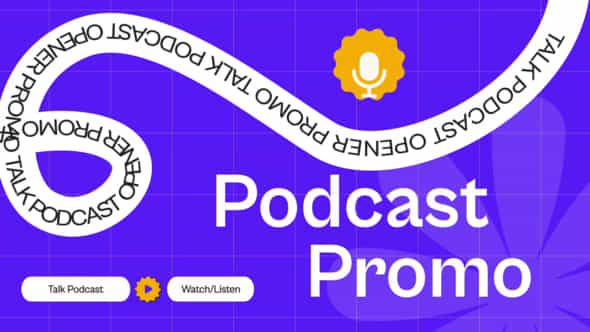 Podcast Promo - VideoHive 52112178