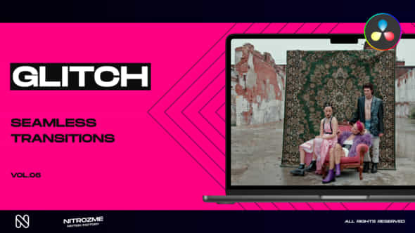 Glitch Transitions - VideoHive 47715698
