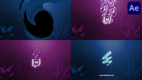 Sea Depth Logo After Effects - VideoHive 57813811