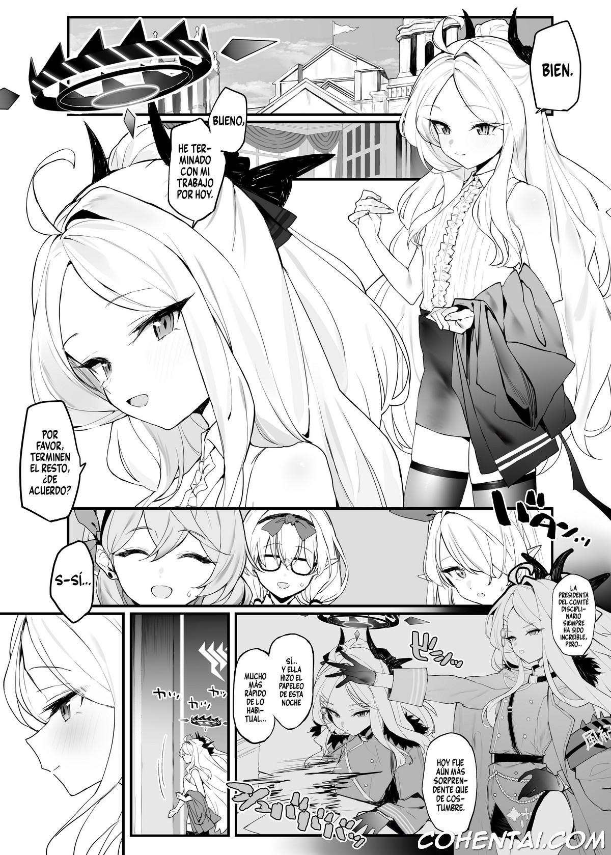 Hina-chan to Ichaicha Suru Hon (Blue Archive) xxx comics manga porno doujin hentai español sexo 