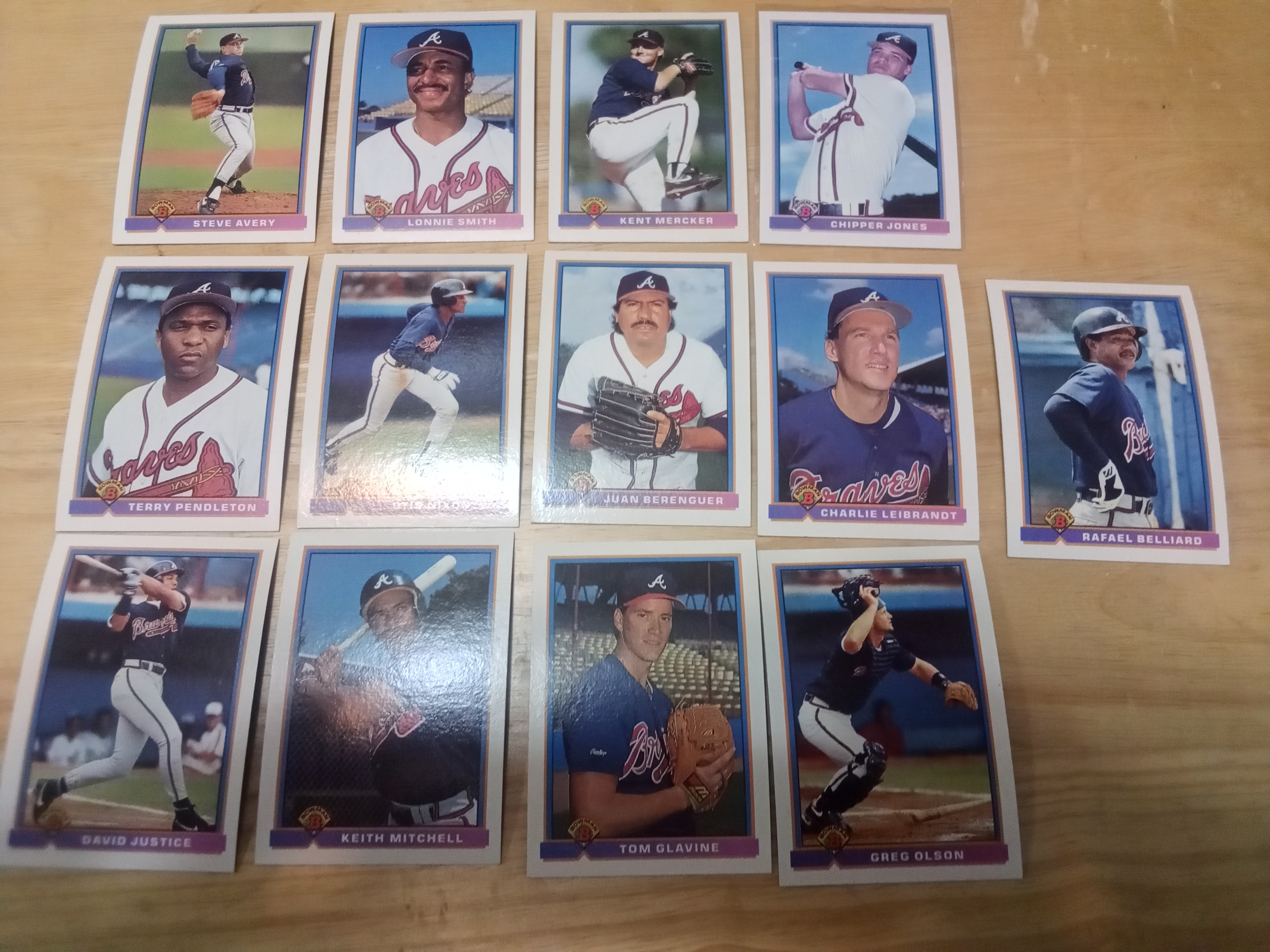 Atlanta Braves Hank Aaron Crec Maddux Chipper Jone John Smoltz