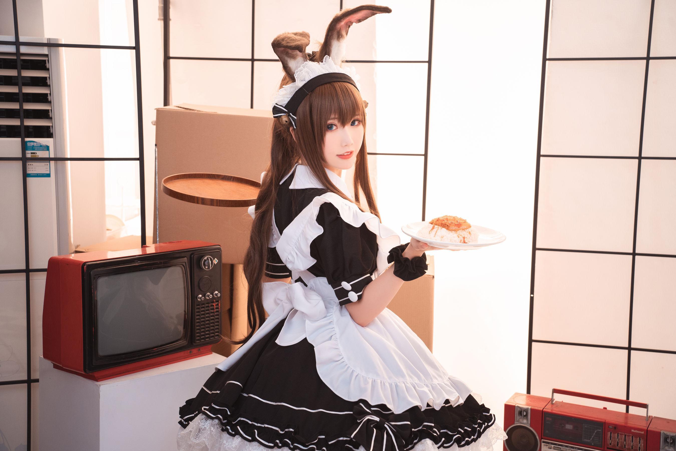 [Cosplay] 可爱人气Coser面饼仙儿 – 阿米驴女仆(14)