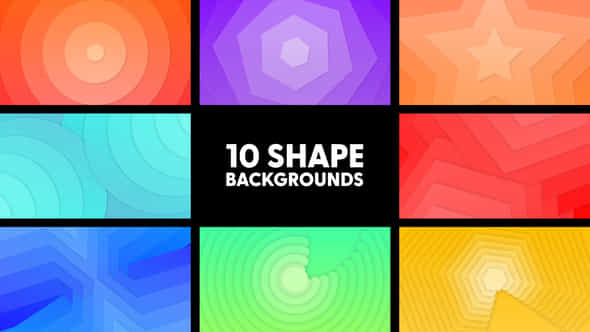 Shape Backgrounds - VideoHive 42187748