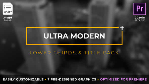 Ultra Modern Titles - VideoHive 21879654
