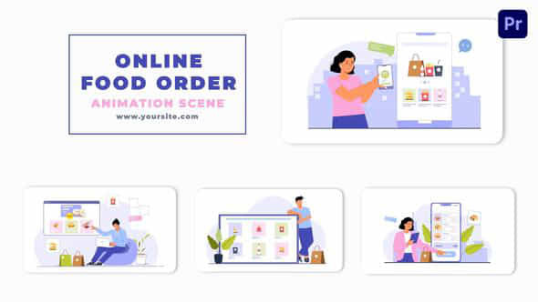 Flat Character Online - VideoHive 46463648
