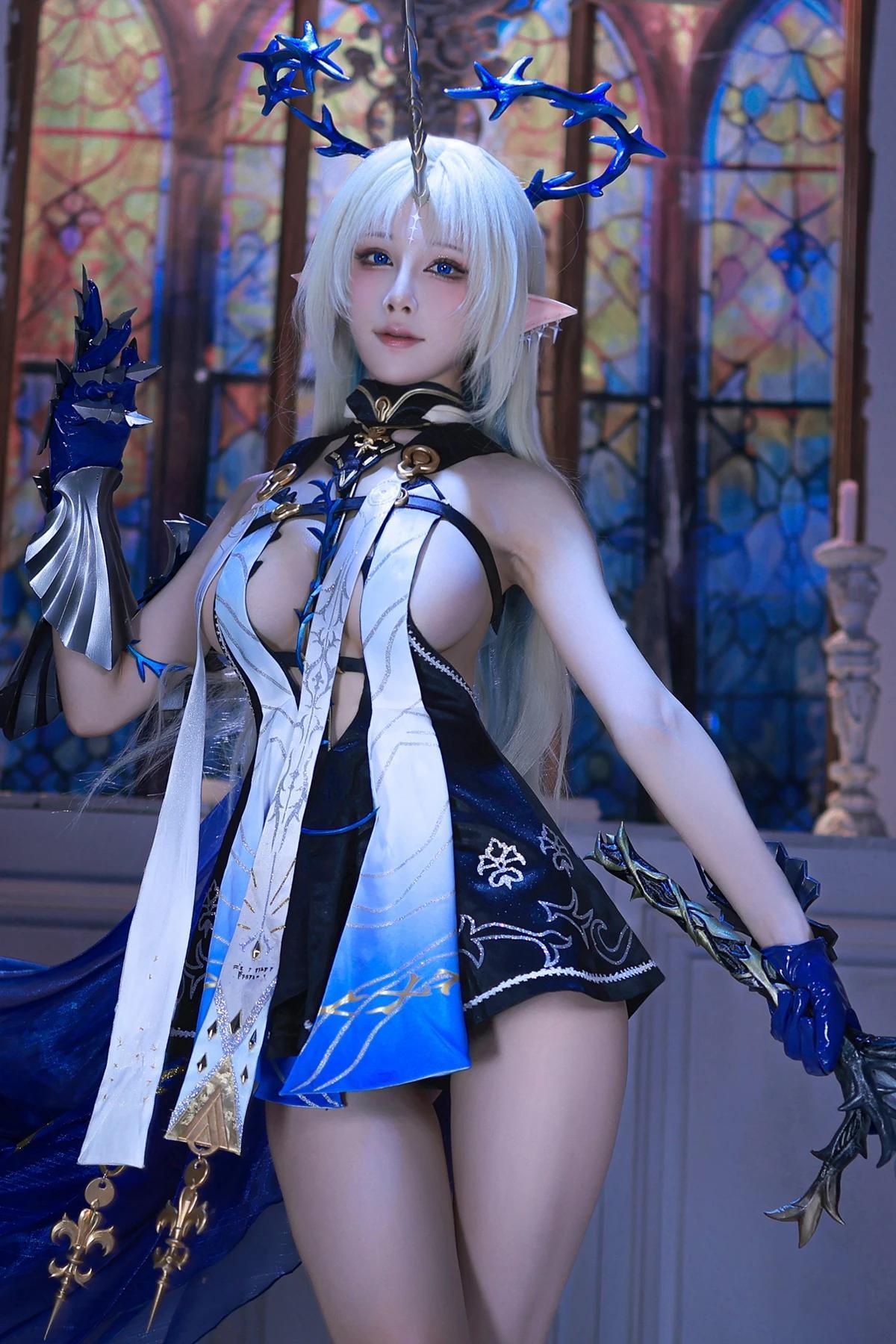 Cosplay 水淼Aqua – 卡提西娅 Fleurdelys Set.01(1)