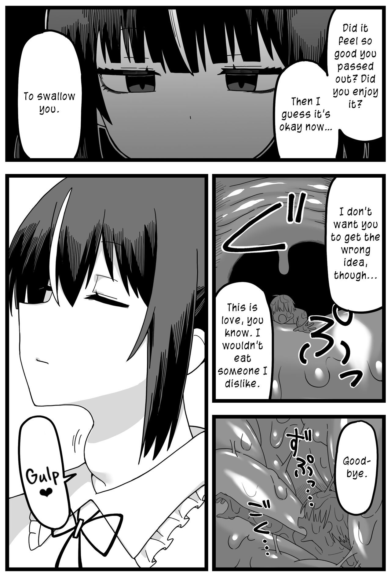 [Shiheki] Uwaki ga Barete Kanojo ni Chiisaku Sarete Taberareru Manga  Caught Cheating, Shrunk, and Eaten by His Girlfriend [English]