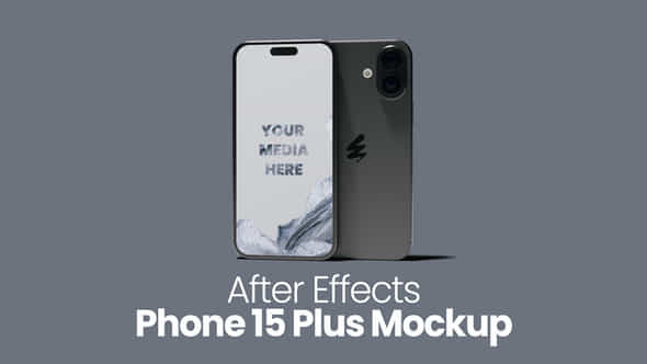 Phone 15 Plus Mockup - VideoHive 58642112