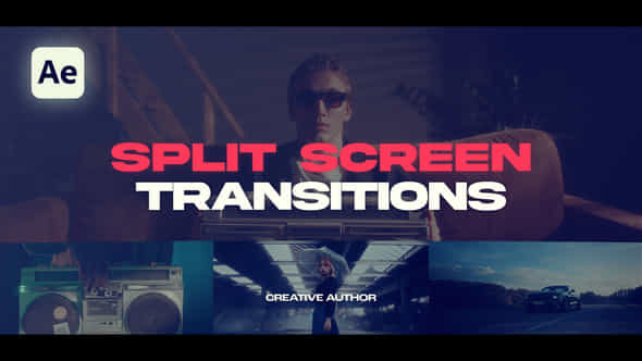 Split Screen Transitions - VideoHive 58818741
