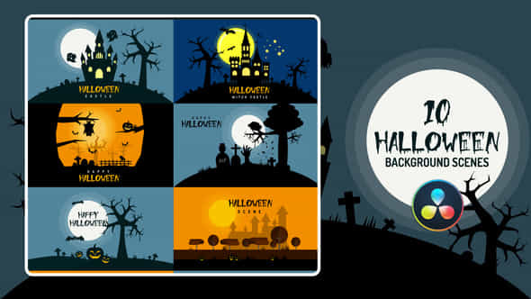 Halloween Background - VideoHive 33858850