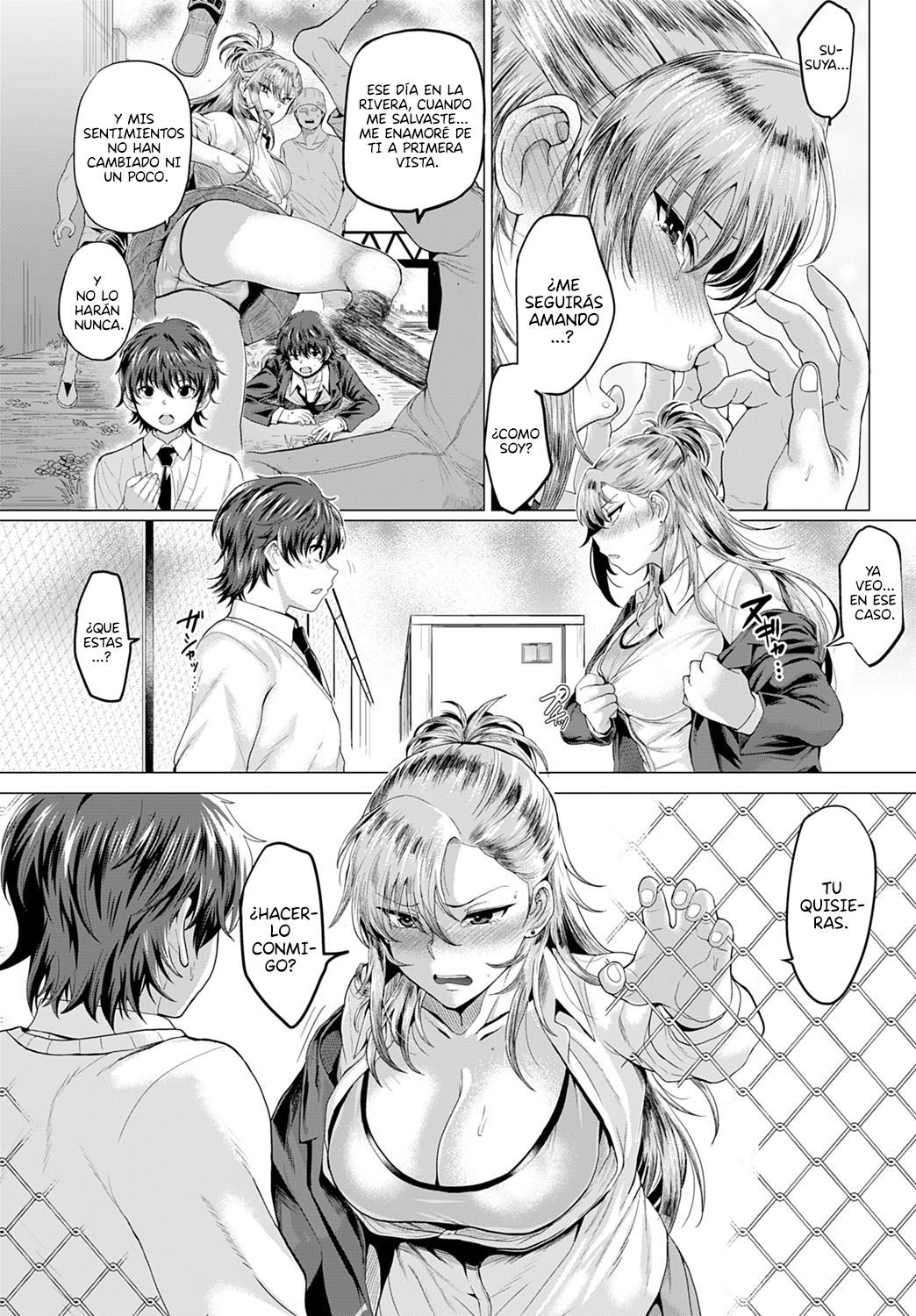 [Chicken] Boku to Furyou to Okujou de  En la tejado, con la delincuente (COMIC Anthurium 2020-06) [Spanish] [NicoNiiScans] [Digital]