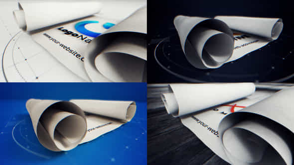 Scroll Unroll Bundle Intro - VideoHive 57629804
