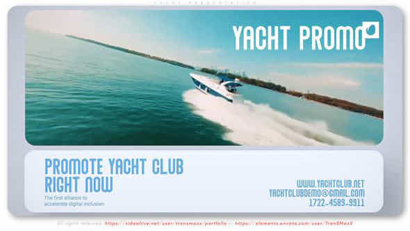 Yacht Presentation - VideoHive 47127474