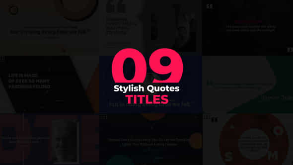 Stylish Quotes - VideoHive 51254025