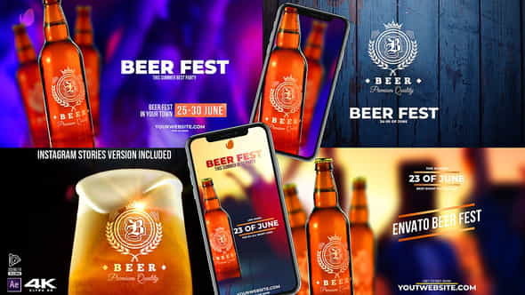 Beer FestBeer Mock-up - VideoHive 23874743