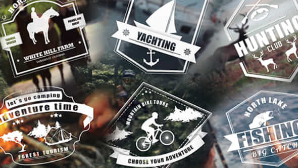 Tourism Vintage Labels - VideoHive 49267516