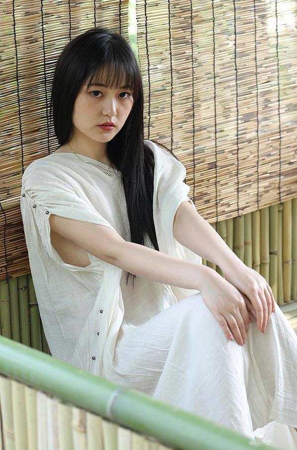 素人美女模特@糖糖 白衣竹林露出无圣光(13)
