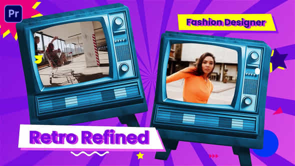 Funky Retro Tv Promo - VideoHive 54359887