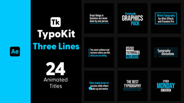 Typo Kit Three - VideoHive 44500690