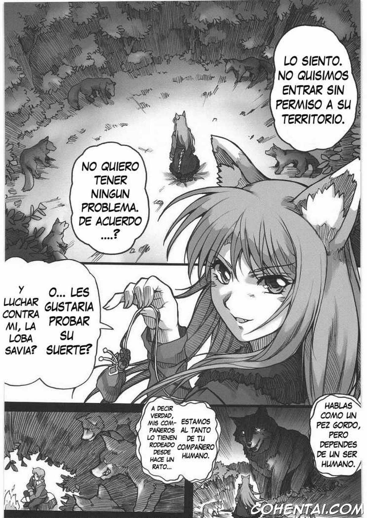 Smalt Leather (Ookami to Koushinryou) xxx comics manga porno doujin hentai español sexo 