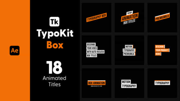 Typo Kit Box - VideoHive 44522047