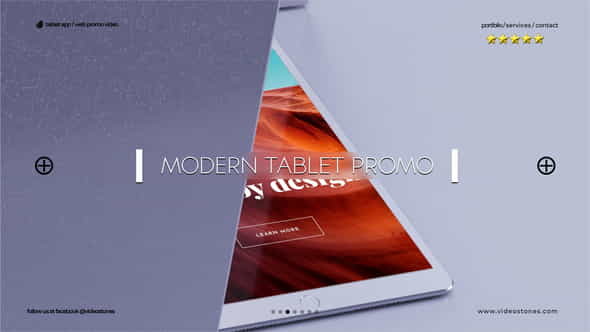 Modern Tablet Promo - VideoHive 24287406