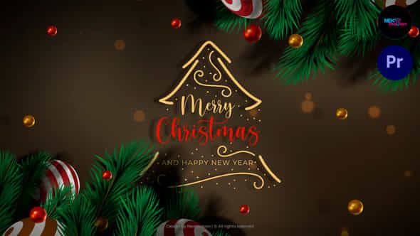 Merry Christmas Title - VideoHive 42349932