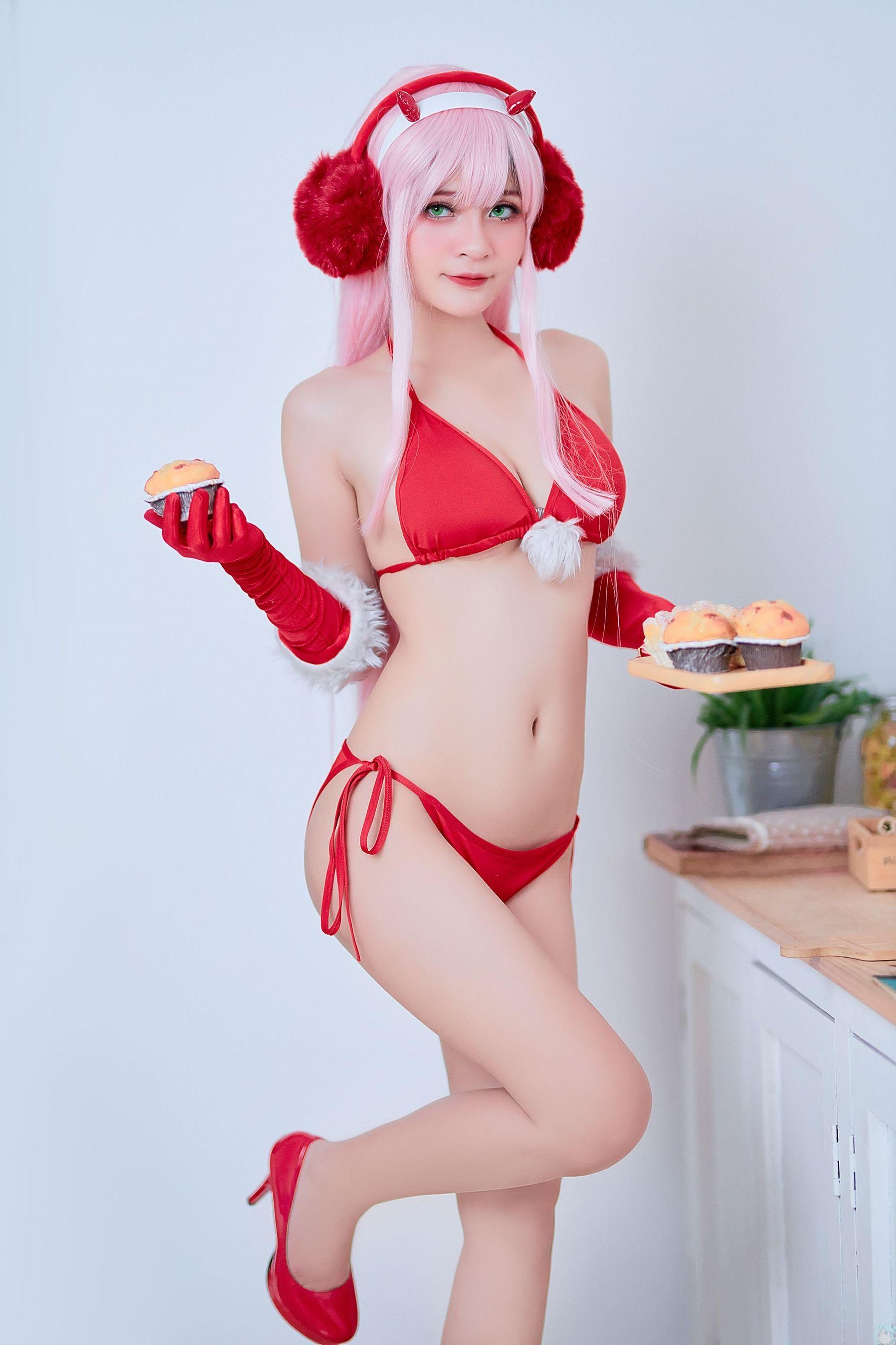 [Cosplay] Azami福利 – Zero Two X-Mas(23)