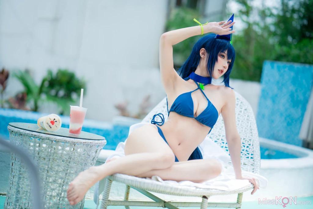 Coser@阿包也是兔娘: 花园泳装 (35 photos)(15)