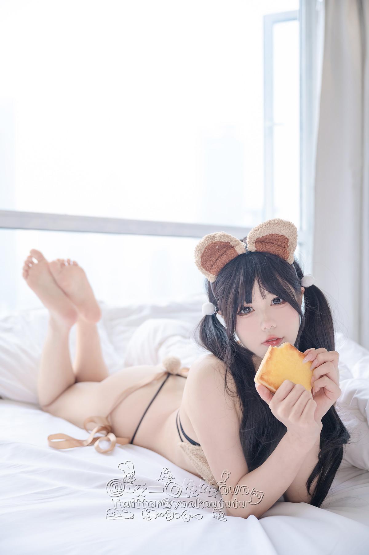 Cosplay 黏黏团子兔 小熊睡衣(23)