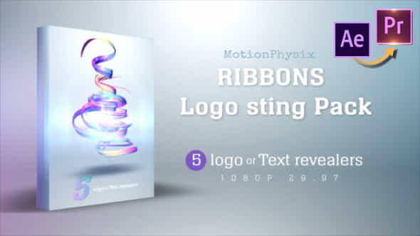 Ribbon logo Sting Pack - - VideoHive 26277330