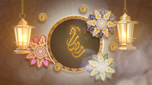 Ramadan Kareem Greetings Logo Reveal - VideoHive 56926180