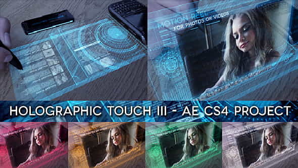Holographic Touch III - VideoHive 2551122