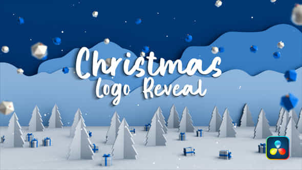 Christmas Snow Logo Reveal - VideoHive 49800624
