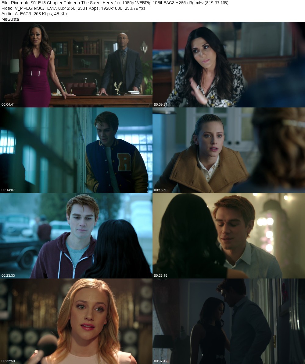 Riverdale S01E13 Chapter Thirteen The Sweet Hereafter 1080p WEBRip 10Bit EAC3 H265-d3g