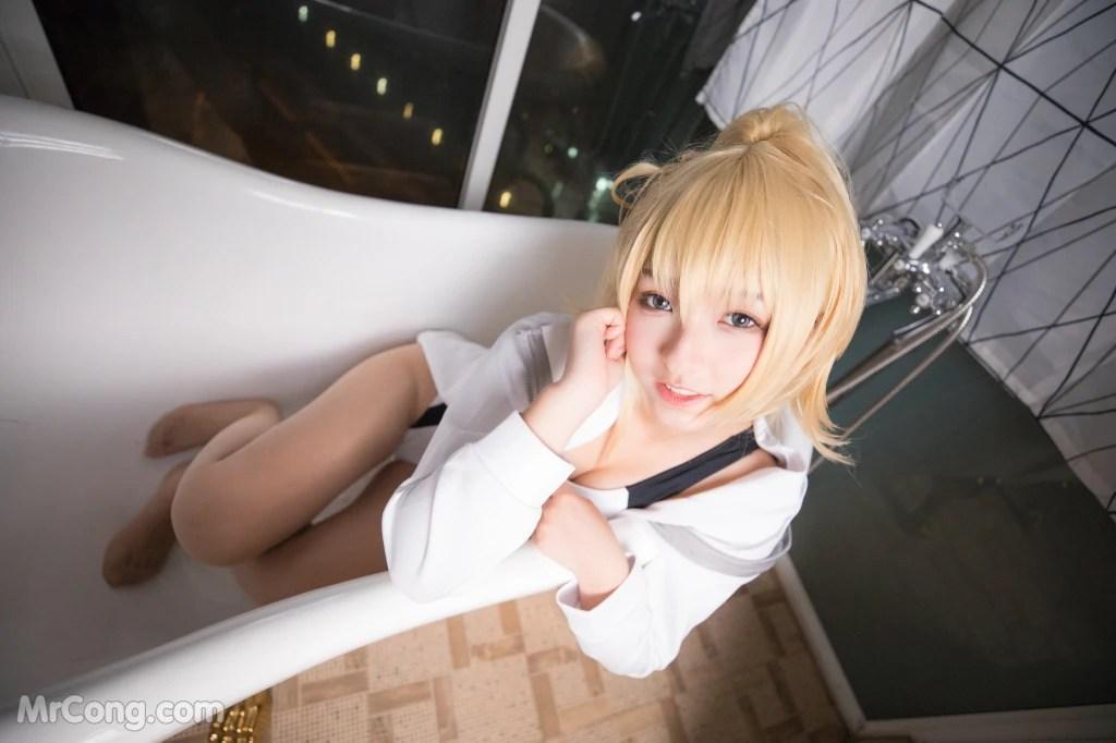 Coser@神楽坂真冬 Vol.036: 电子相册-白贞德《Swimingthedrea》(150 photos)(148)