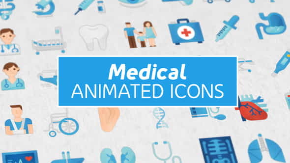 36 Medical Animated Icons - VideoHive 25356975