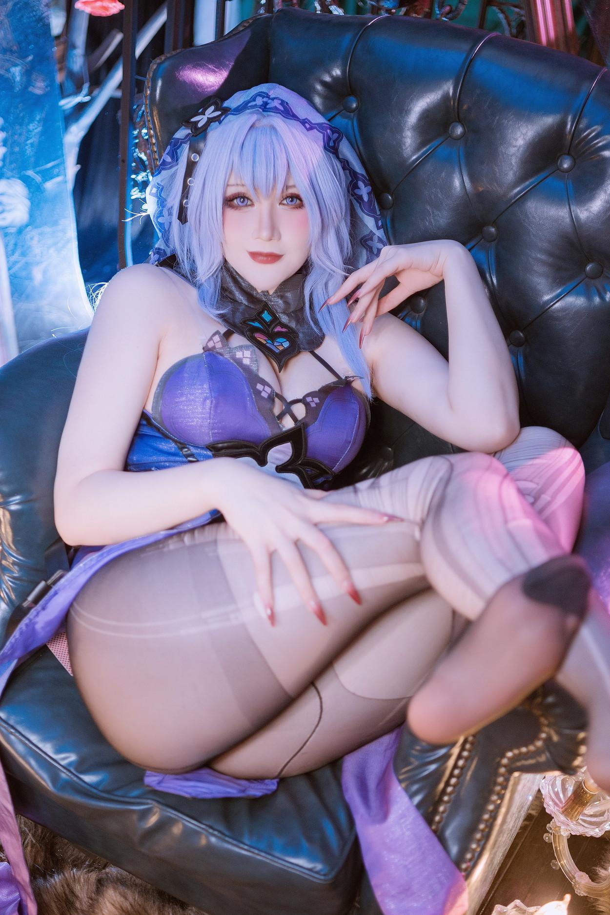 Cosplay 兔胖胖 黑天鹅(36)
