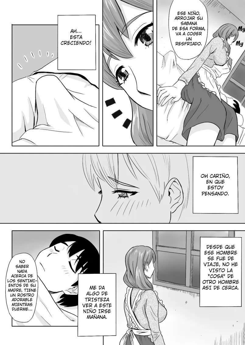 [Ochikochitei (Tadano Kushami)] Mama wa Totsuzen Osottekita [Spanish] [Roal Scan] [Digital]