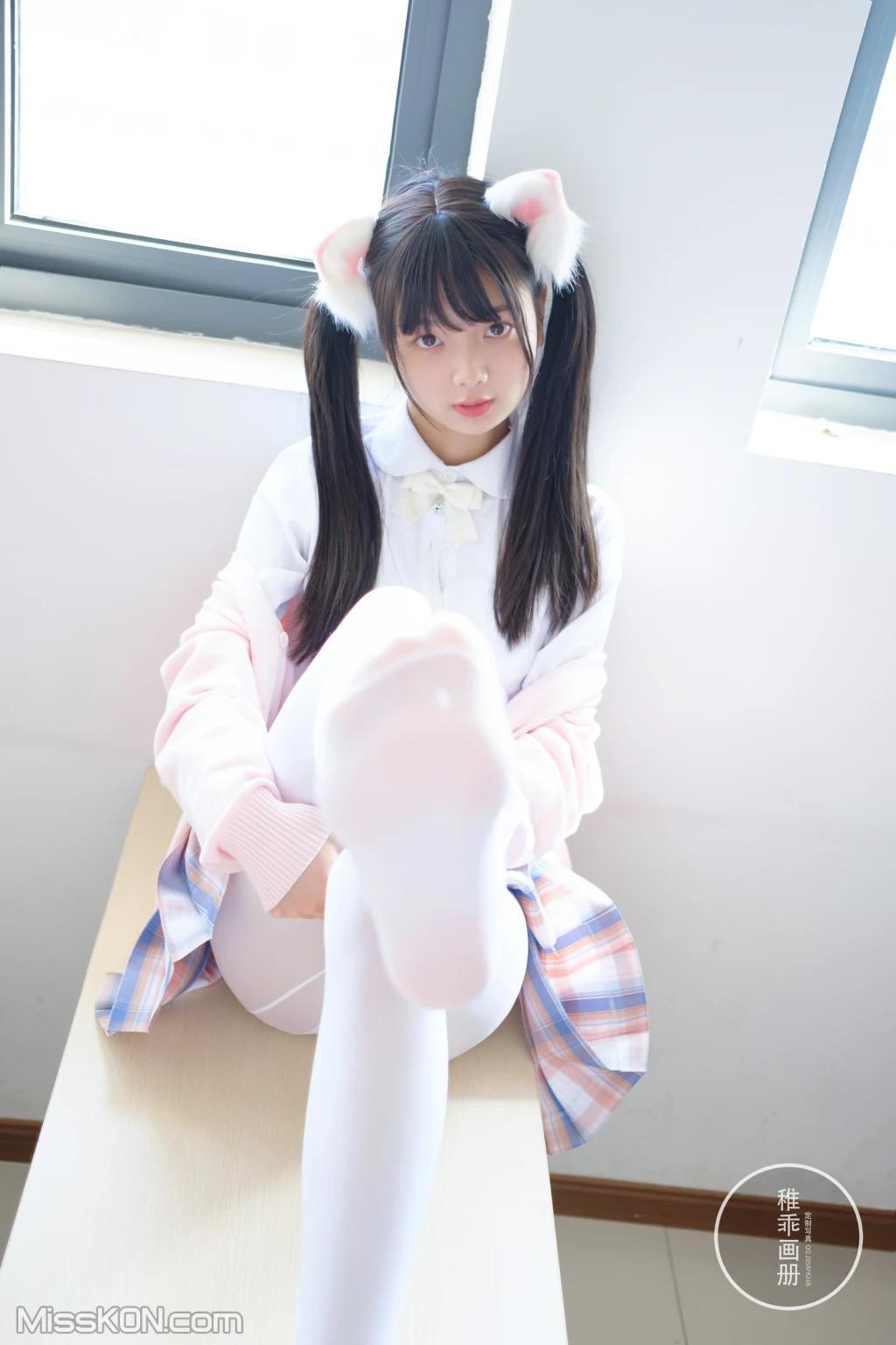 Coser@稚乖画册: 晴空04 夜夜 80d 白丝jk (63 photos )(58)