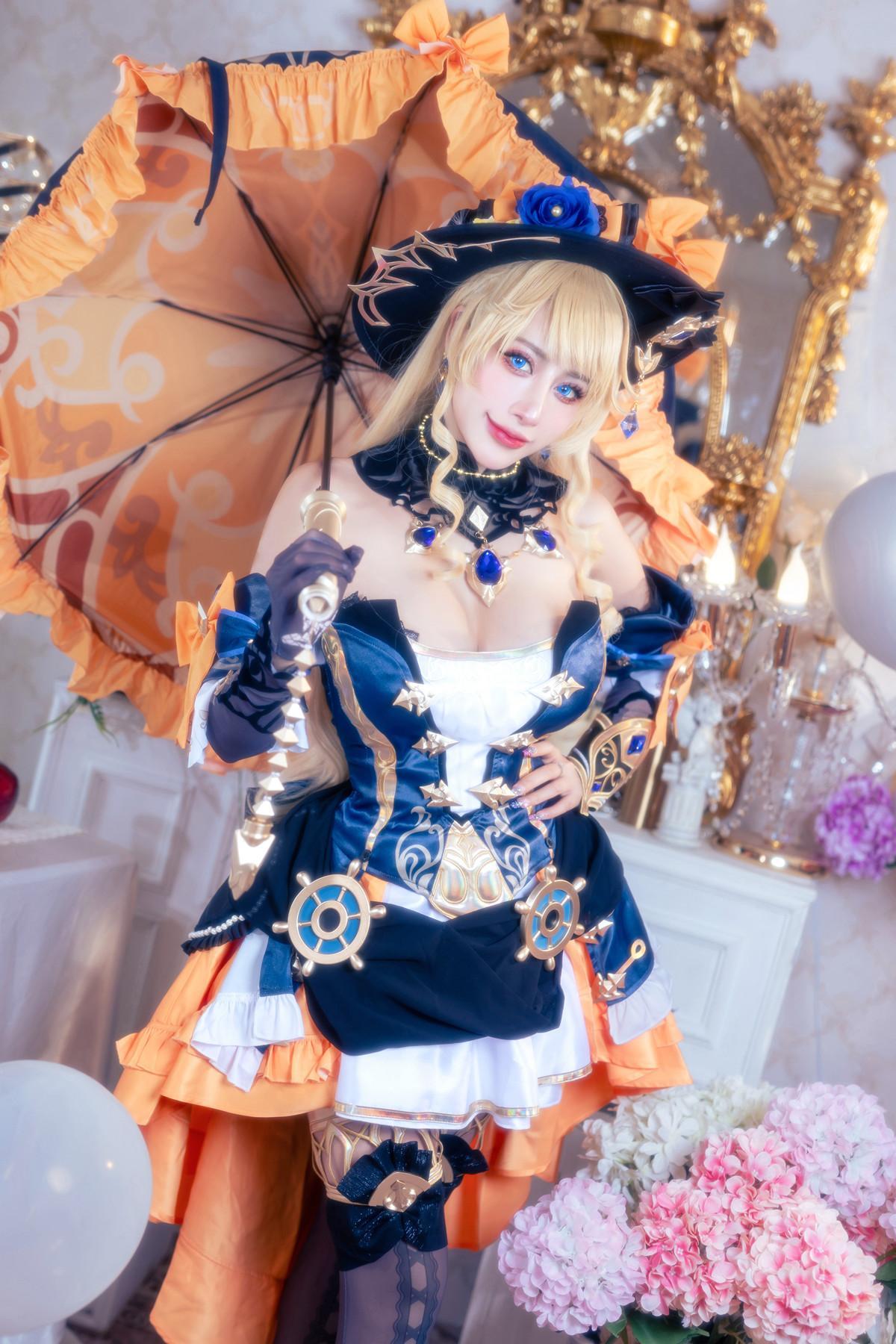 Cosplay 日本性感萝莉Byoru Navia Genshin Impact(3)